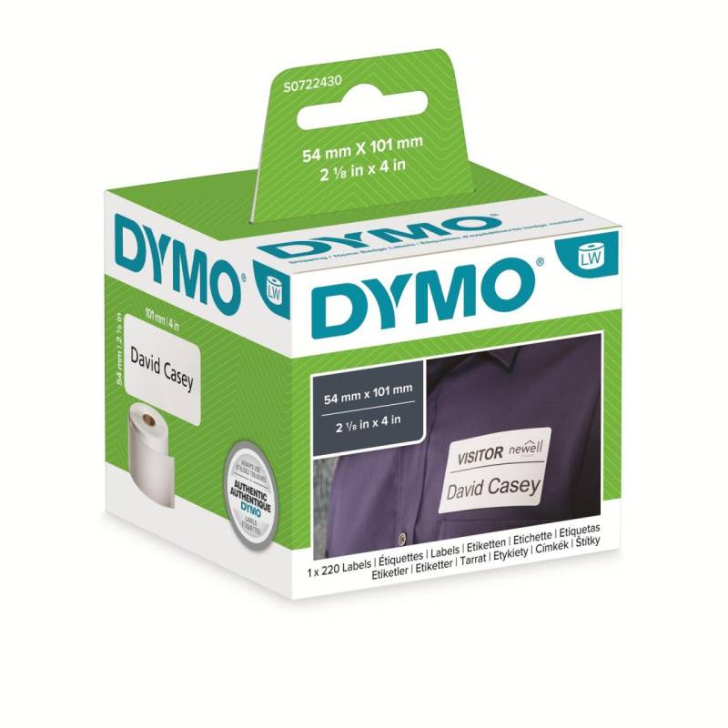 DYMO® Original Etikett für LabelWriter™ 54mm x 101mm von Dymo
