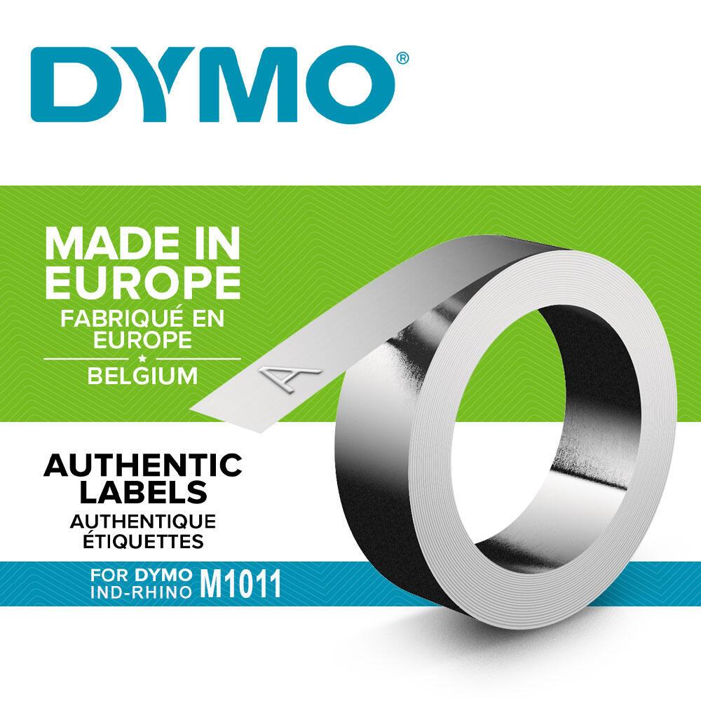 DYMO® Original IND-Prägeband für Rhino M1011, 12mm x 4,80m, Aluminium, nicht ... von Dymo