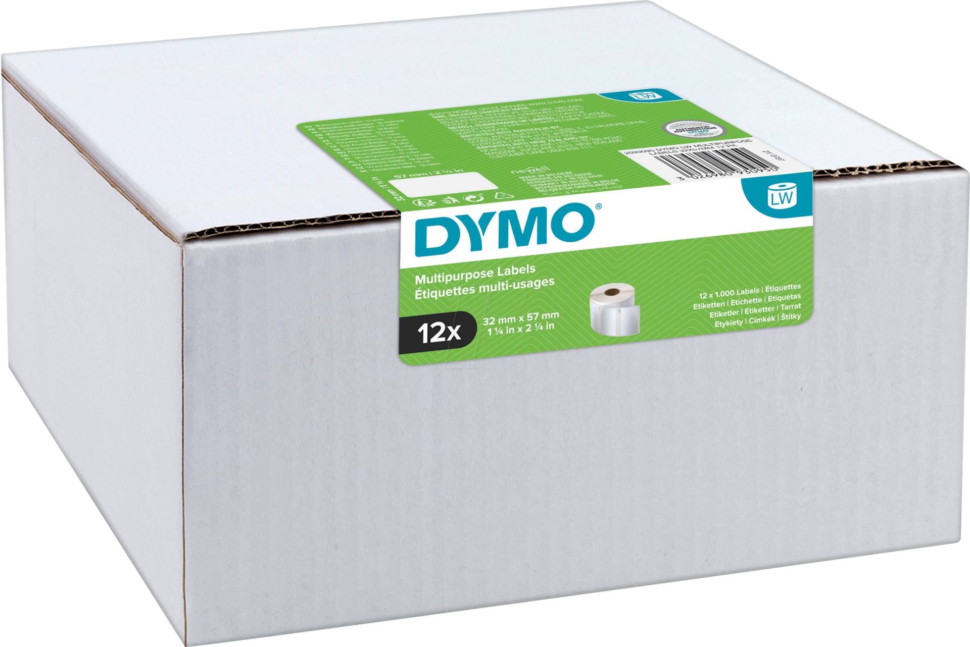 DYMO 2093095 - DYMO Etiketten für LabelWriter, 32x57 mm, weiß, VP von Dymo