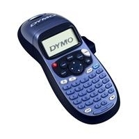 DYMO Hand-Beschriftungsgerät LetraTag PLUS, inkl. 1 Papierband in weiß & 1 Plastikband transparent - 1 Stück (S0901180) von Dymo