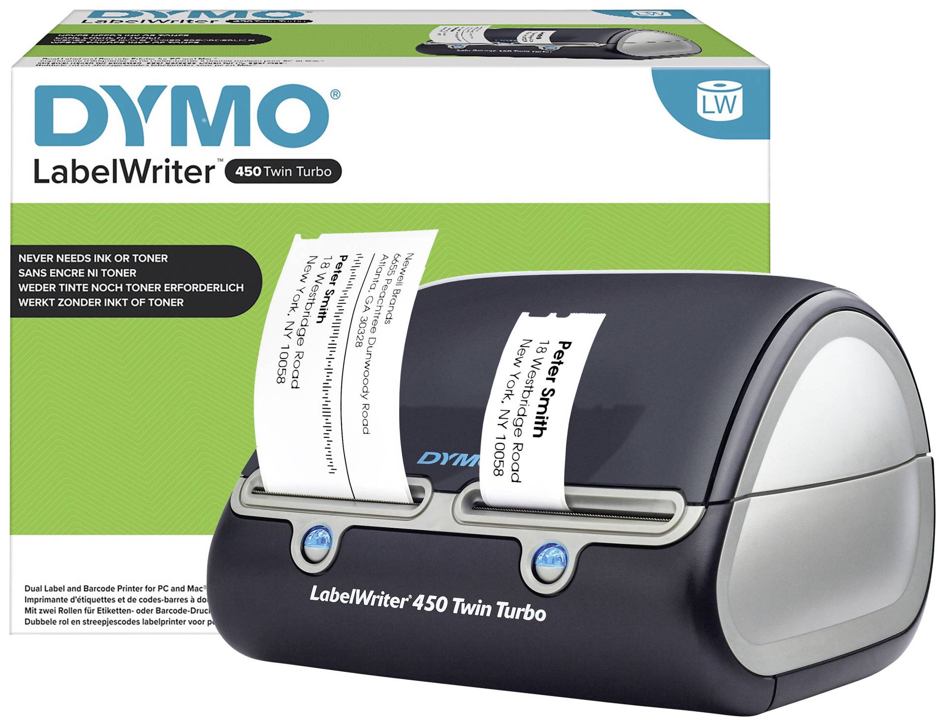 DYMO LabelWriter 450 TwinTurbo-Etikettendrucker DYMO LabelWriter 450 TwinTurbo-Etikettendrucker von Dymo