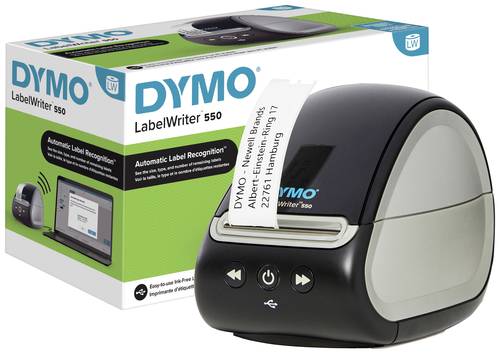 DYMO Labelwriter 550 Etiketten-Drucker Thermodirekt 300 x 300 dpi Etikettenbreite (max.): 61mm USB von Dymo