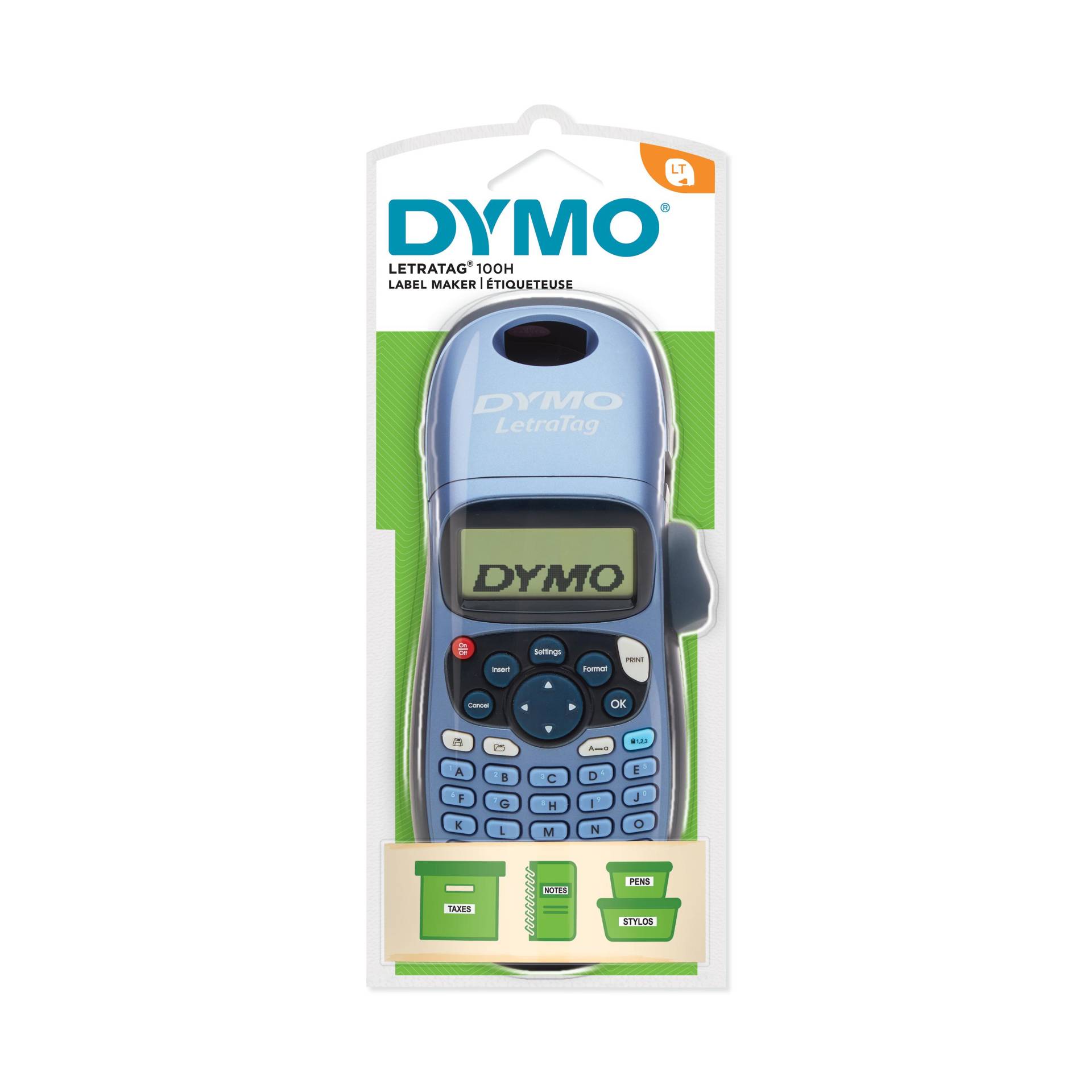 DYMO LetraTag LT-100H blau Handgerät ABC-Tastatur DYMO LetraTag LT-100H blau Handgerät ABC-Tastatur von Dymo