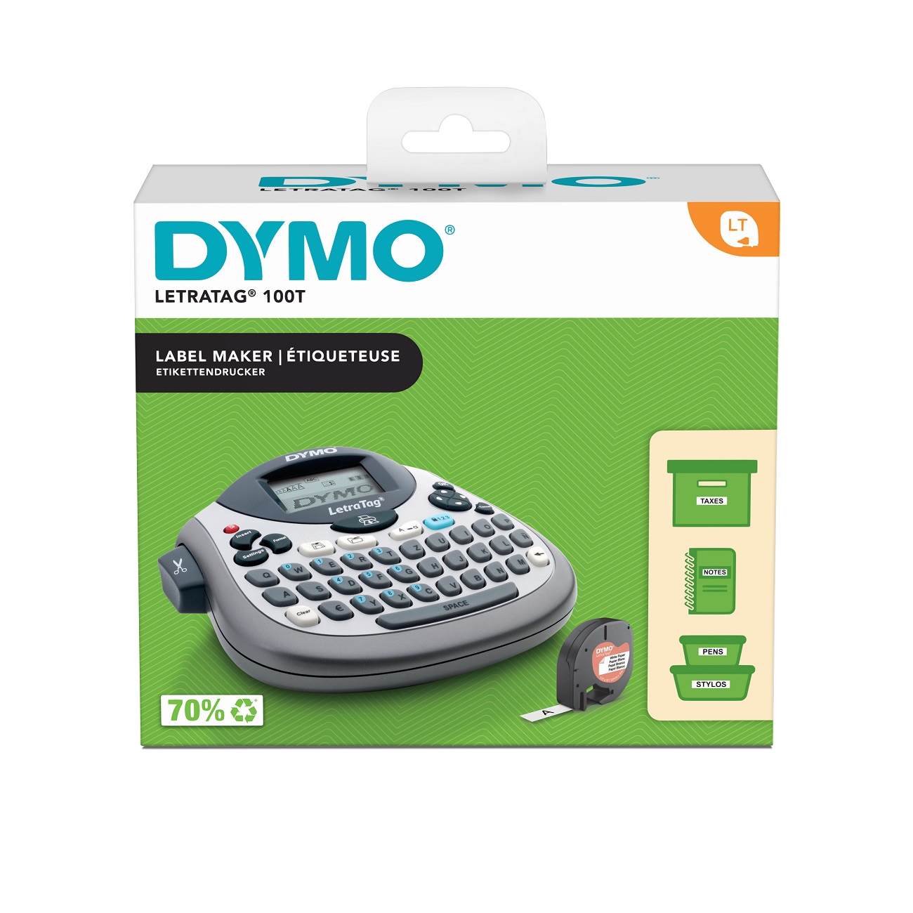 DYMO LetraTag LT-100T Tischgerät QWERTZ-Tastatur DYMO LetraTag LT-100T Tischgerät QWERTZ-Tastatur von Dymo