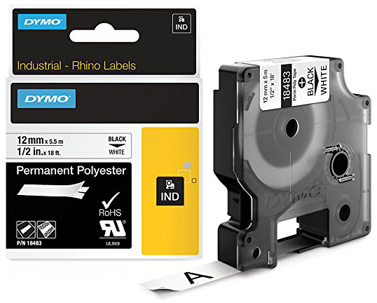 DYMO RHINO Polyester-Schriftband metallic, 19 mm x 5,5 m DYMO RHINO Polyester-Schriftband metallic, 19 mm x 5,5 m von Dymo