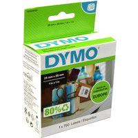 Dymo Etiketten S0929120  weiß  25 x 25mm  1 x 750 St. von Dymo