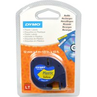 Dymo Label Refills S0721620  schwarz auf gelb  12mm x 4m von Dymo