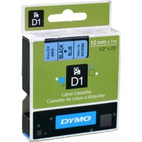 Dymo Originalband 45016  schwarz auf blau  12mm x 7m von Dymo