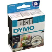 Dymo Originalband 53713  schwarz auf weiss  24mm x 7m von Dymo