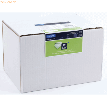 Dymo Thermoetikett für Etikettendrucker Adressetikett 89x36mm weiß VE= Dymo Thermoetikett für Etikettendrucker Adressetikett 89x36mm weiß VE= von Dymo