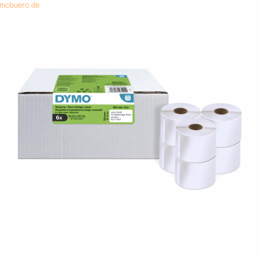 Dymo Versandetikett 2093092 54x101mm Rolle 220Etik. 6 Stück Dymo Versandetikett 2093092 54x101mm Rolle 220Etik. 6 Stück von Dymo