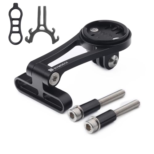 Dymoece Fahrrad Computer Halterung - Verstellbare Out Front Combo-Fahrradhalterung für Wahoo Elemnt, Bolt, Roam, Mini und Lampe von Dymoece