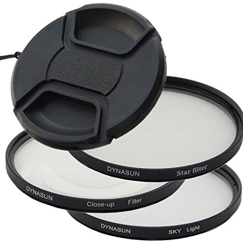DynaSun Kit Pro 55mm Sternfilter mit Skylight, Makrolinsen Nahlinsen und Objektivdeckel Schutz-Deckel für Gewinde DynaSun Kit Pro 55mm Sternfilter mit Skylight, Makrolinsen Nahlinsen und Objektivdeckel Schutz-Deckel für Gewinde von DynaSun