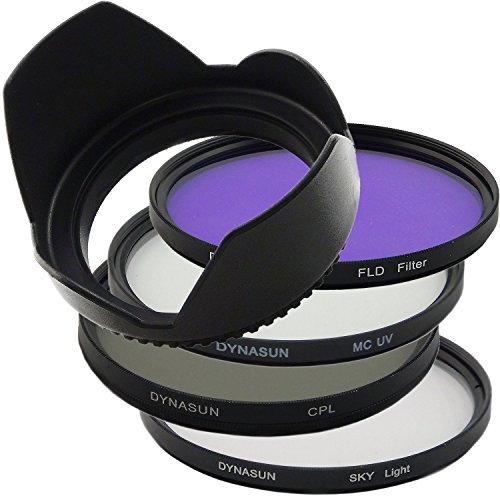 DynaSun C-PL CPL 72mm Pol-Filter +MCUV Filter Multicoated MC UV Skylight FLD Gegenlichtblende 72 mm von DynaSun