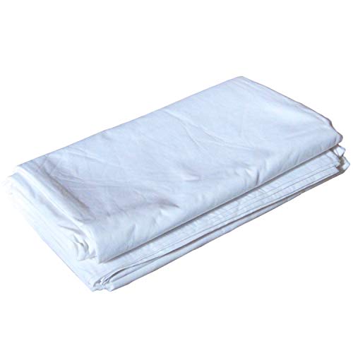 DynaSun Fotostudio Stoff Hintergrund Pro W601 3x6 mt Weiss Stoffhintergrund Dicke Baumwolle 140g/sqm von DynaSun
