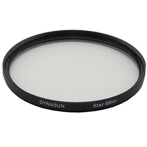 DynaSun Pro 82mm Cross Gitter Stern Filter Effektlinse 4-Fach Star mit Schutzhülle für Gewinde von DynaSun