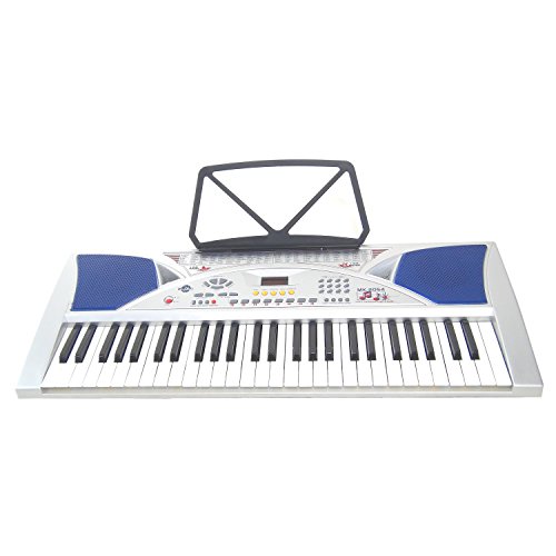 Keyboard DynaSun MK2054 54 Tasten LCD Display Intelligente Lernfunktion inkl. Netzteil und Mikrofon von DynaSun