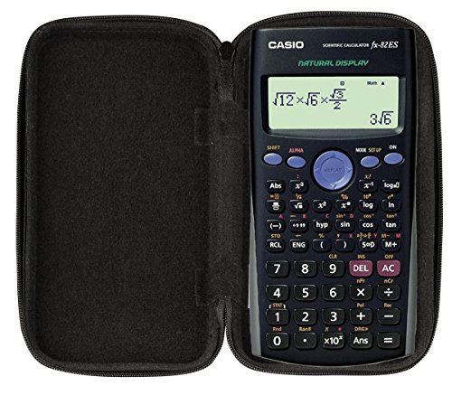 CalcCase Original Schutztasche Schutzhülle für den Taschenrechner Casio FX-82ES - hochwertige Schutztasche für Taschenrechner, robuster Reißverschluss, hochwertige Case für Taschenrechner von DynaTech