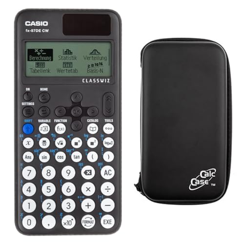 Casio FX-87 DE CW mit CalcCase-Schutztasche von DynaTech