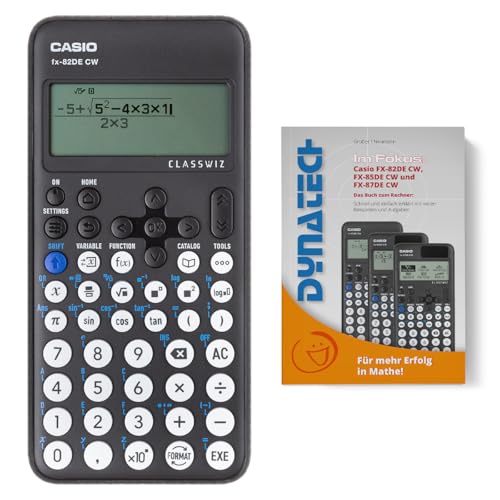 DynaTech Rechner Casio FX-82 DE Schwarz Technisch-Wissenschaftlich von DynaTech