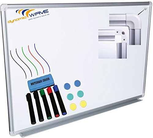 Dynamic-Wave Whiteboard 15 Größen wählbar Alurahmen, magnetisch, trocken und nass abwischbar zB 30 45 60 90 110 120 150 180 200 240 300 von Dynamic-Wave