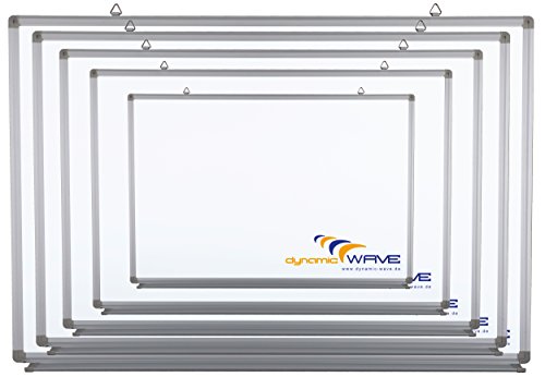 Whiteboard 15 Größen magnetisch und beschreibbar, Magnettafel, Magnetwand, mit Aluminium-Rahmen, Stiftablage, 150 x 100 cm von Dynamic-Wave