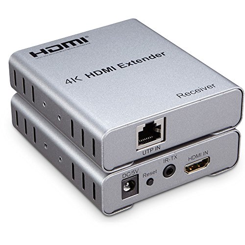 Dynamode LMS Datenkabel 50 m 4 K HDMI Extender über Cat5e/Cat6, grau von Dynamode