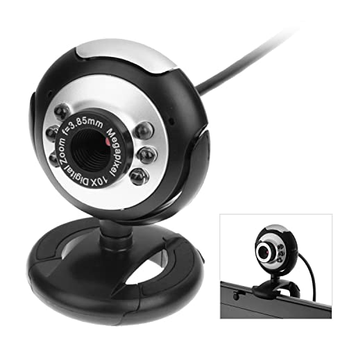 Multi-Megapixel USB Webcam, HD Pro Webcam, 10X Digital Zoom, Plug and Play 1080p Webkamera mit integriertem Mikrofon, Desktop, PC, Mac, Laptop Webcam von Dynamode