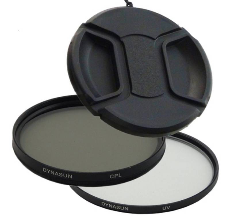 Dynasun Filter CPL-UV-CUP Durchmesser 52 Foto-Filter-Sets (UV-Ultraviolett-Filter + CPL C-PL Filter + CP05 Objektiv-Snap-Cap) von Dynasun
