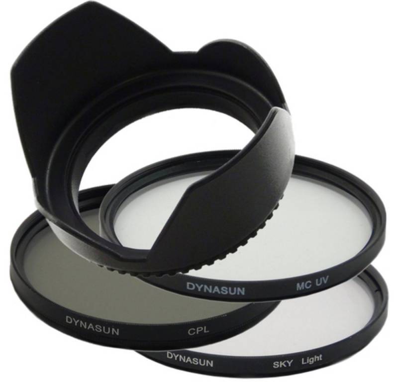 Dynasun Filter MCUV SKY CPL HD04 Durchmesser 72 Foto-Filter-Sets (MCUV UV-MC Multicoating Skylight CPL HD04 Petal Tulip Sonnenblende) von Dynasun