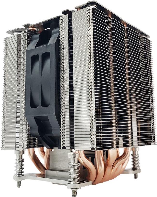 DYNATRON A49 AMD AM4 AM5 Kuehler 4U Heatpipes mit Aluminiumsockel und Aluminiumlamellenstapel Aktiv mit PWM und bis zu 170W TDP (A 2777 / A49) von Dynatron