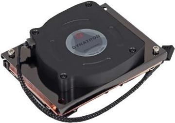DYNATRON N12 Intel CPU Kuehler 1U LGA4189-4-5 P4-P5 od P+ Kuehlkoerper Kupfer mit Vapour Chamber aktiv mit PWM und bis zu 205W TDP (A 2739) von Dynatron