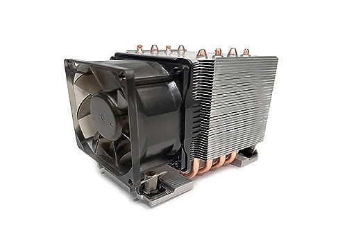 Dynatron S6 3U Aktiver Kühler Aluminium gestapelt Flossen mit Heatpipes für Intel Sapphire Rapids Prozessor FCLGA 4677 von Dynatron
