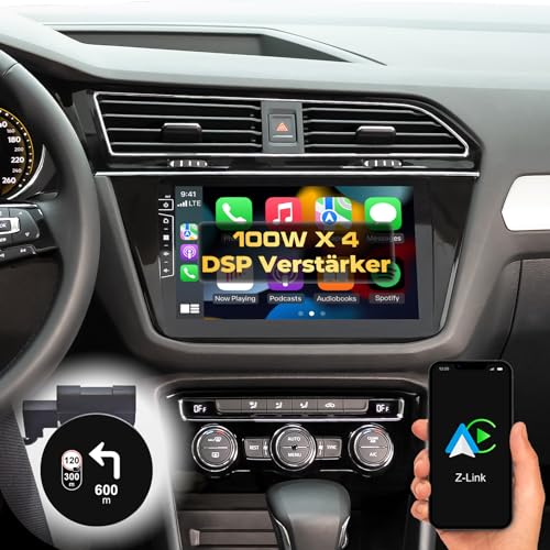 DYNAVIN Android Autoradio Navi Kompatibel für VW Tiguan ab 2016; 10,1 Zoll OEM Radio mit Wireless Carplay und Android Auto | Head-up Display | Inkl. DAB+: D9-82 Premium Flex von Dynavin