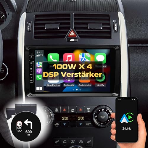 DYNAVIN Android Autoradio Navi für Mercedes Vito Viano A B Klasse: 9 Zoll OEM Radio mit Wireless Carplay und Android Auto | Head-up Display | Inkl. DAB+; D9-DF427 Premium Flex von Dynavin