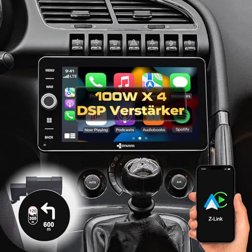 DYNAVIN Android Autoradio Navi für Peugeot 3008 5008, 9 Zoll Radio mit Wireless Carplay und Android Auto | Head-up Display | Inkl. DAB+: D9-PG3008 Premium Flex von Dynavin