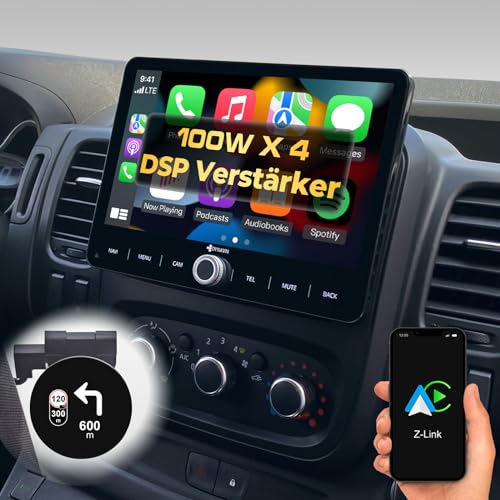 DYNAVIN Android Autoradio Navi für Renault Trafic 3 Opel Vivaro FIAT Talento, 10,1 Zoll Radio mit Wireless Carplay und Android Auto | Head-up Display | Inkl. DAB+: D9-RNTRF Premium Flex von Dynavin