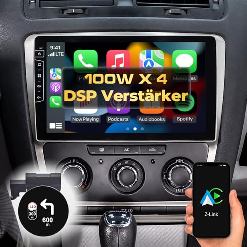 DYNAVIN Android Autoradio Navi für Skoda Octavia II 2004-2013, 10,1 Zoll OEM Radio mit Wireless Carplay und Android Auto | Head-up Display | Inkl. DAB+: D9-DF63 Premium Flex von Dynavin