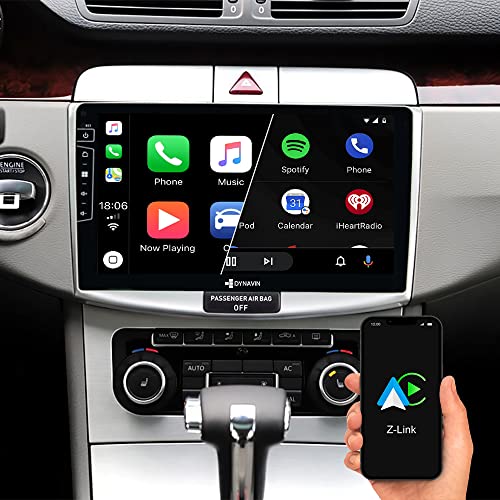 DYNAVIN Android Autoradio Navi für VW Passat B6, 10,1 Zoll OEM Radio mit Wireless Carplay und Android Auto | BT | Inkl. DAB+; D8-B6S Pro von Dynavin