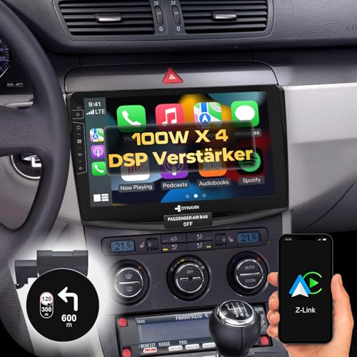 DYNAVIN Android Autoradio Navi für VW Passat B6 CC, 10,1 Zoll OEM Radio mit Wireless Carplay und Android Auto | Head-up Display | Inkl. DAB+: D9-B6B Premium Flex von Dynavin