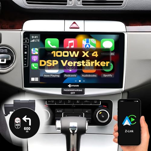 DYNAVIN Android Autoradio Navi für VW Passat B6 CC, 10,1 Zoll OEM Radio mit Wireless Carplay und Android Auto | Head-up Display | Inkl. DAB+: D9-B6S Premium Flex von Dynavin