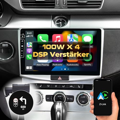 DYNAVIN Android Autoradio Navi für VW Passat B7 CC, 10,1 Zoll OEM Radio mit Wireless Carplay und Android Auto | Head-up Display | Inkl. DAB+: D9-2S Premium Flex von Dynavin