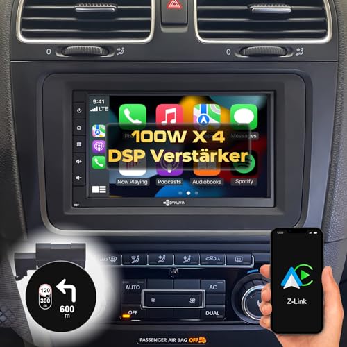 DYNAVIN Android Universal Doppel-DIN Autoradio Navi, 7 Zoll Radio mit Wireless Carplay und Android Auto | Head-up Display | Inkl. DAB+: D9-7005 Premium Flex von Dynavin