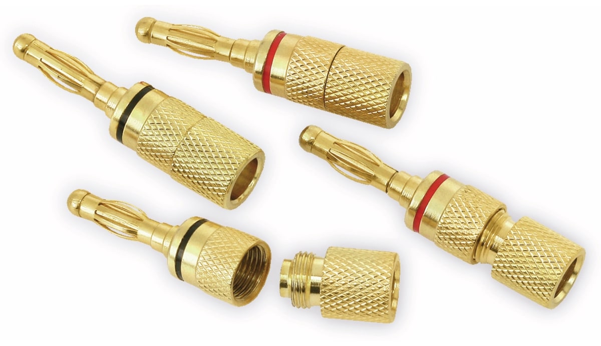 DYNAVOX Bananenstecker-Set X-4003 DYNAVOX Bananenstecker-Set X-4003 von Dynavox