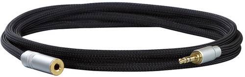 Dynavox 207378 Audio Verlängerungskabel [1x Klinkenbuchse 3.5mm - 1x Klinkenstecker 3.5 mm] 1.50m S von Dynavox