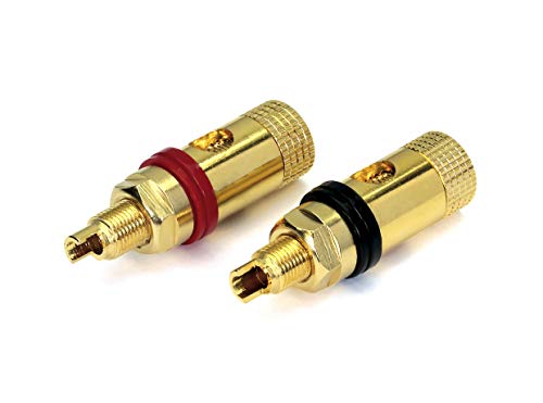 Dynavox Bananeneinbaubuchsen PRO V vergoldet, 2er-Set Dynavox Bananeneinbaubuchsen PRO V vergoldet, 2er-Set von Dynavox