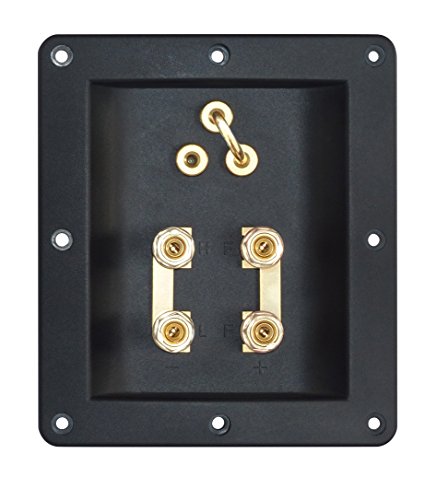 Dynavox High-End Bi-Amping-Anschluss Schwarz, 13x5x15cm Dynavox High-End Bi-Amping-Anschluss Schwarz, 13x5x15cm von Dynavox