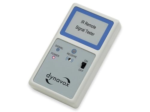 Dynavox IRC IR-Signaltester für Fernbedienungen, Prüfgerät zum Funktionstest, Batteriebetrieb von Dynavox