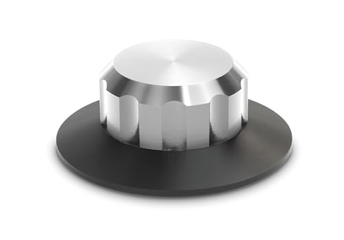Dynavox Schallplattenklemme VC150, Klemme zum Fixieren der Schallplatte für Vinyl-Plattenspieler, aus Aluminium, Silber Dynavox Schallplattenklemme VC150, Klemme zum Fixieren der Schallplatte für Vinyl-Plattenspieler, aus Aluminium, Silber von Dynavox