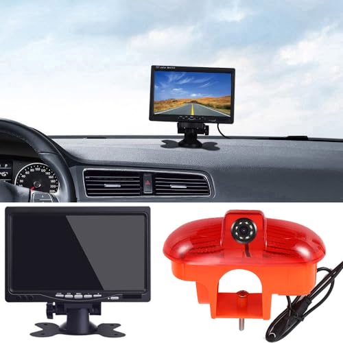 7 Zoll TFT LCD Bildschirm Auto Monitor + HD Rückfahrkamera Ersatz für Vauxhall Kipper Combi X70 MK/Renault Master Kasten II/Mascott/Opel Movano A/FIAT Scudo/Citroen Jumpy/Peugeot Expert 224 222 VF3 von Dynavsal